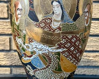 Vintage Japanese Satsuma-Ware Vase