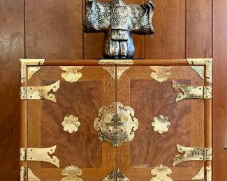 Vintage Korean Tansu Style Chest