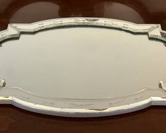 Vintage Venetian Mirrored Vanity Tray
