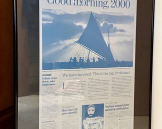 The Boston Globe Limited Edition Press Plate 62/500