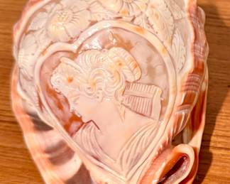 Hand Carved Conch Shell