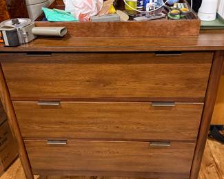 Walnut 3 dresser drawer
