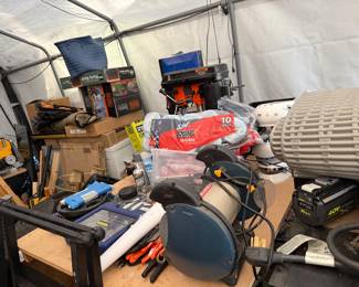 Variety of workshop yools