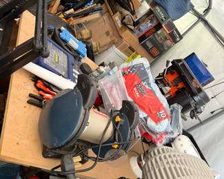 Shop cabinets and tools