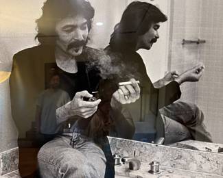 Black & white framed art