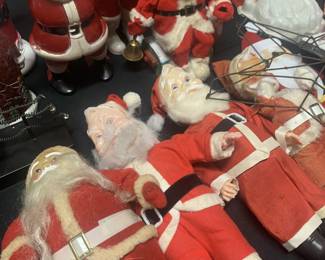 Misc Vintage Santa figures