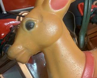Blow mold reindeer