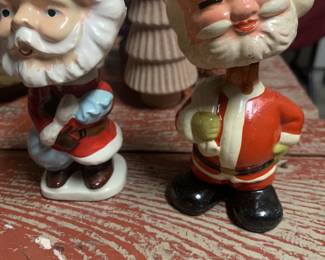 Vintage Santa Bobbleheads
