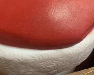 Large Blow Mold Santa Face IN ORIGINAL BOX!