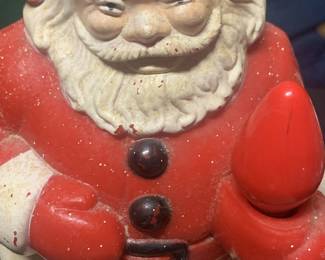Vintage Light Up Santa