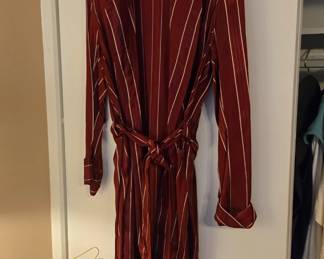 Vintage satin lounging robe