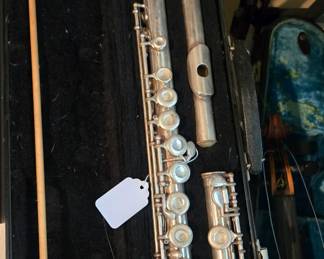 Solid silver Gemeinhardt flute