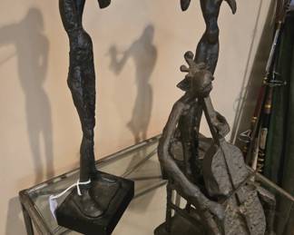 Bronze Trio sculptures 