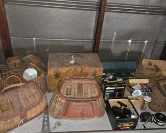 Vintage fishing equipment 