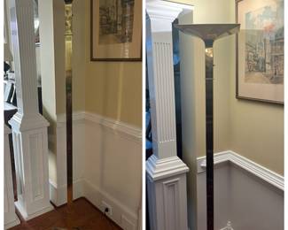 Brass floor lamp