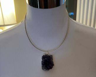 Amethyst Geode necklace