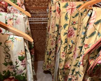 Custom made drapery panels