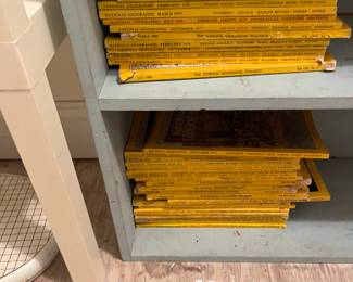 National Geographic magazines