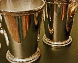 Silver Mint Julep cups