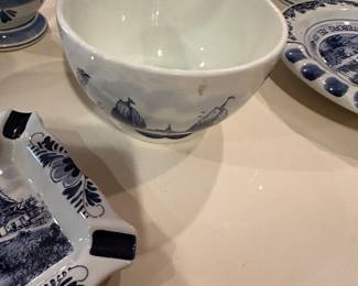 Delft blue and white, most is hand painted