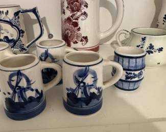 Delft blue and white, most is hand painted