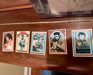 Vintage Elvis baseball cards