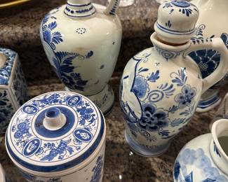 Delft blue and white, most is hand painted