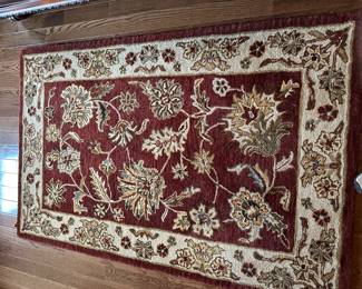 Wool and silk rug
