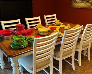 Farm table and chairs