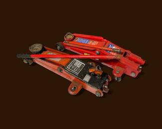 Two Hydraulic Trolley Jacks