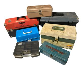 Seven Tackle Boxes