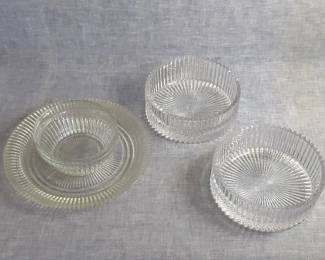 Mikasa And Queen Catherine Modern Crystal Hostess Dishes