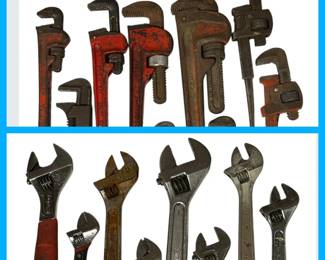 Adjustable Wrenches, Crescent Wrenches, Pipe Wrenches