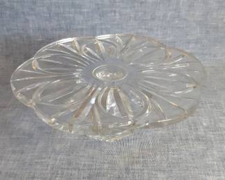 Crystal Floral Cake Stand
