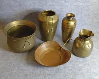 Bronze Color Decorative Vases