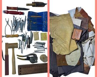 Leather Working Tools Scrap Leather