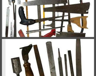Saws, Saw Blades, Chisels, Files