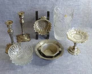 Filigree Crystal And Metal Decor