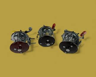Vintage Fishing Reels Three Penn Peer No 209 Reels
