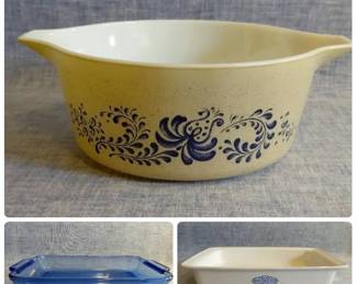 Pyrex Homestead 25Qt And Other Baking Dishes