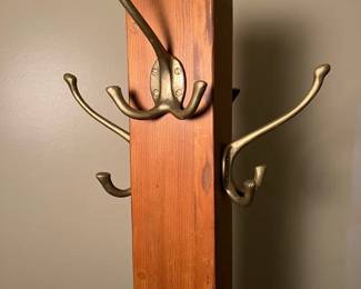 Solid Wood Coat Rack or Hat Stand