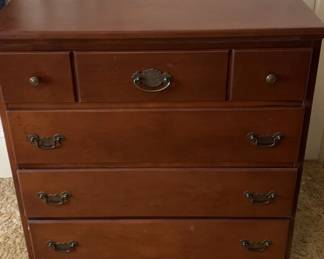 4 Drawer Mahogany Wooden Dresser,Unknown Maker