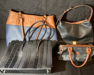 Bass, Dooney Bourke, Casa Lopez And Fendi Purses