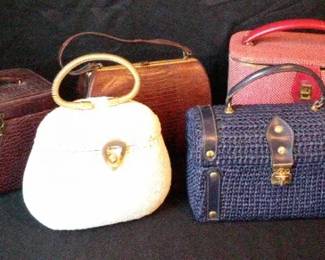 Vintage Hinged Handbags 