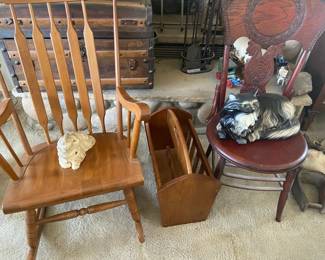 Two Wonderful Wooden Chairs For Cats Or Humans