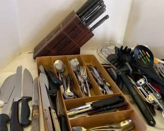 Silverware And Kitchen Utensils 
