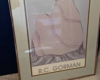 R.C. Gorman Signed Print 