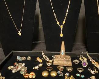 Rings Necklaces Lot 