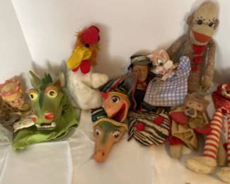 005 Old Hand Puppets, And An Old Sock Monkey
