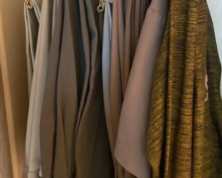 Mens slacks, dickies, wranglers, Cherokee, and two shirts